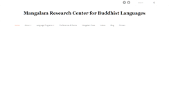 Desktop Screenshot of mangalamresearch.org